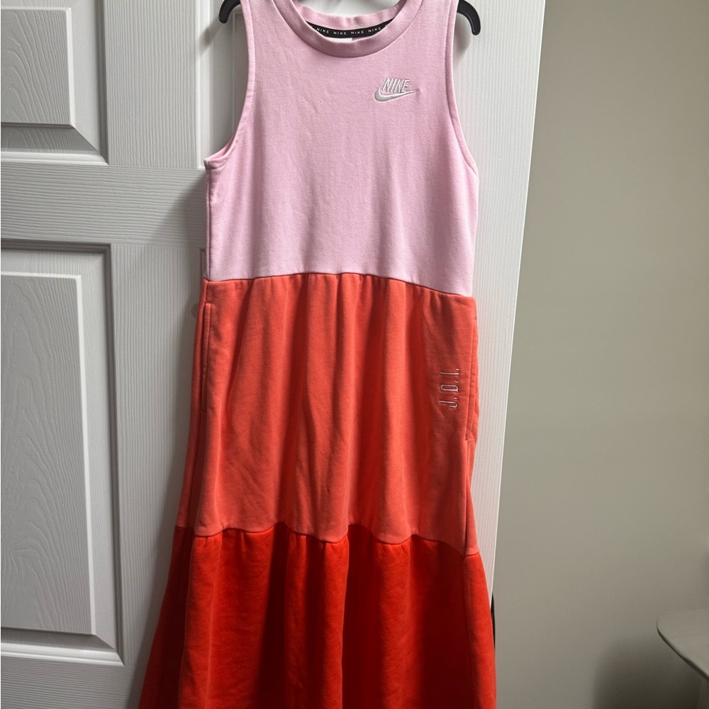 Nike Kids Two-Tone Pink and Orange Dress